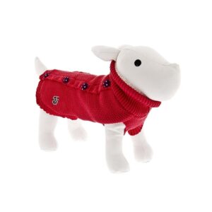 Jersey pin up rojo de la marca ferribiella para perros de talla pequeña. Criadores de caniches toy, caniche mini toy y cavaliers.