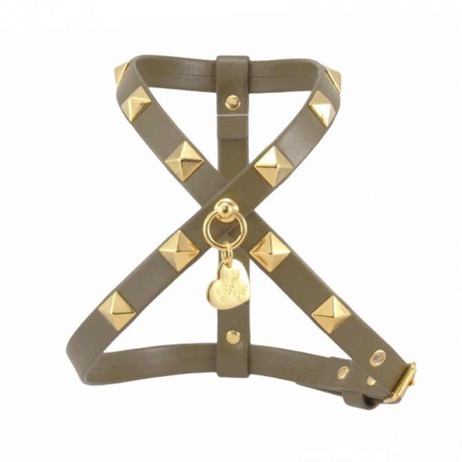 Arnes Studs Verde Militar de Piccoli Pets - Imagen 1