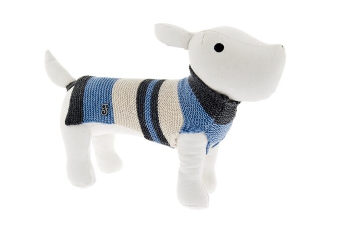 Suéter Tricot Azul De Ferribiella Talla 24 y 27 - Imagen 1