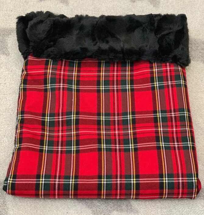Saco Invierno Cómodo Cuadros Escoceses - Imagen 2