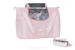 Bolso Louisa de Muffin and berry. bolso para viajar con tu caniche toy. bolso de avion con caniche toy. bolso seguro
