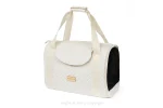 Bolso Sophie de Muffin and Berry. bolso para viajar con caniche toy. bolso de paseo para bichon maltes. bolso de perro