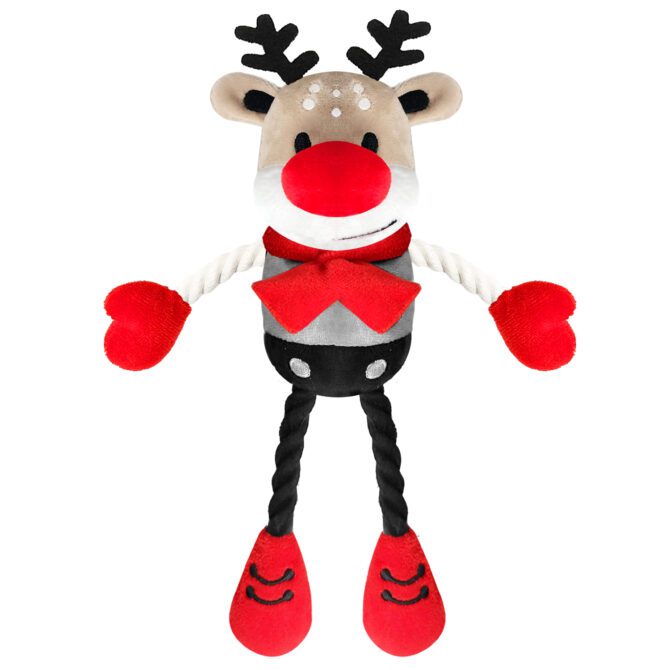 Peluche Ulrik de Milk and Pepper. juguete de caniche toy de milk&pepper. Peluche Ulrik de Milk and Pepper Navidad - Imagen 1