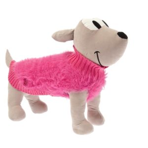 Jersey Batuffolo Fucsia. Jersey para caniche toy. abrigo para perro