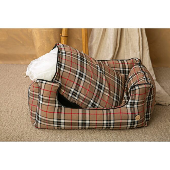 cama burberry a dos caras. foto desengundable cojin abajo Cama Salvaterra Desenfundable Burberry - Imagen 6