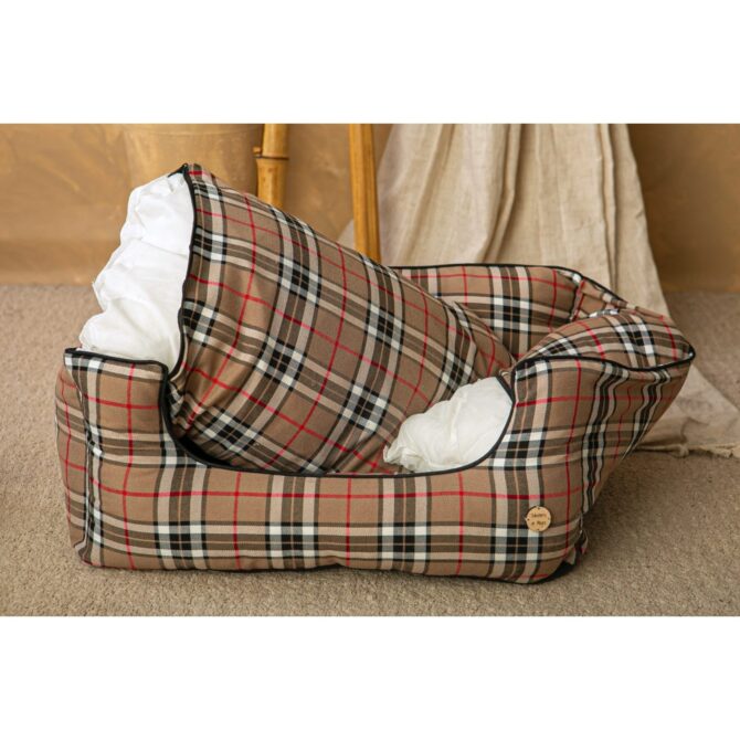 cama burberry a dos caras. fotos desenfundable ambas partes Cama Salvaterra Desenfundable Burberry - Imagen 5