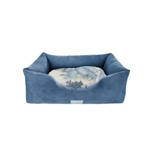 Cama Milo Azul de AntePrima. las mejores cama de perros. cama de diseño para perro. cama de calidad para perro. cama de perro elegante