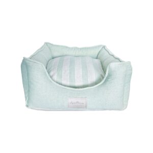 Cama Yolande Agua Marina de AntePrima. salvaterra de magos caniches toy. Cuna de perro. cuna bonita para caniche