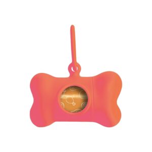 Porta Bolsas Bon Ton Neon rosa de United Pets, porta bolsas caniches salvaterra, porta bolsas caniches toy salvaterra, bolsas recoge cacas perro