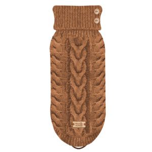 Jersey-Duncan-de-MIlk-and-Pepper-color-Camel-Salvaterra-de-Magos-Jersey-de-invierno-para-caniches-Salvaterra-de-Magos-Ropa-de-invierno-Salvaterra-de-Magos