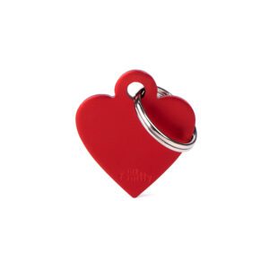 Chapa-con-forma-de-corazon-para-personalizar-con-el-nombre-de-tu-perro-de-Salvaterra-de-Magos-Chapa-color-rojo