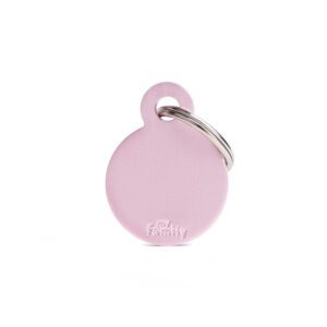 Chapa-para-personalizar-con-el-nombre-de-tu-perro-de-Salvaterra-de-Magos-Chapa-color-rosa
