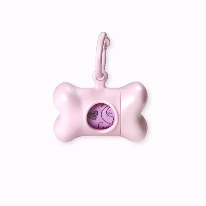 Porta-Bolsas-Bon-Ton-Nano-Perla-en-color-Rosa-de-United-Pets-Porta-Bolsas-Higienicas-de-Salvaterra-de-Magos