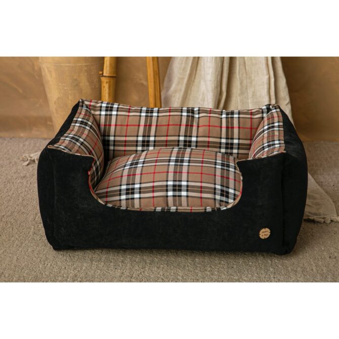 Cama Burberry con negro Cama Salvaterra Desenfundable Burberry Negro - Imagen 1