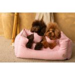 Cama Salvaterra Desenfundable de Vichy rosa - Imagen 3