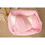 Cama Salvaterra Desenfundable de Vichy rosa - Imagen 4