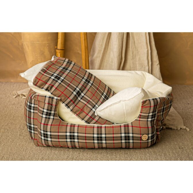 cama burberry con blanco. desenfundable 2 cara Cama Salvaterra Desenfundable Burberry Blanco - Imagen 3