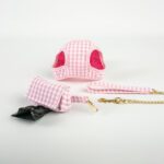 Conjunto Salvaterra de Arnes y Correa Vichy Rosa - Imagen 11