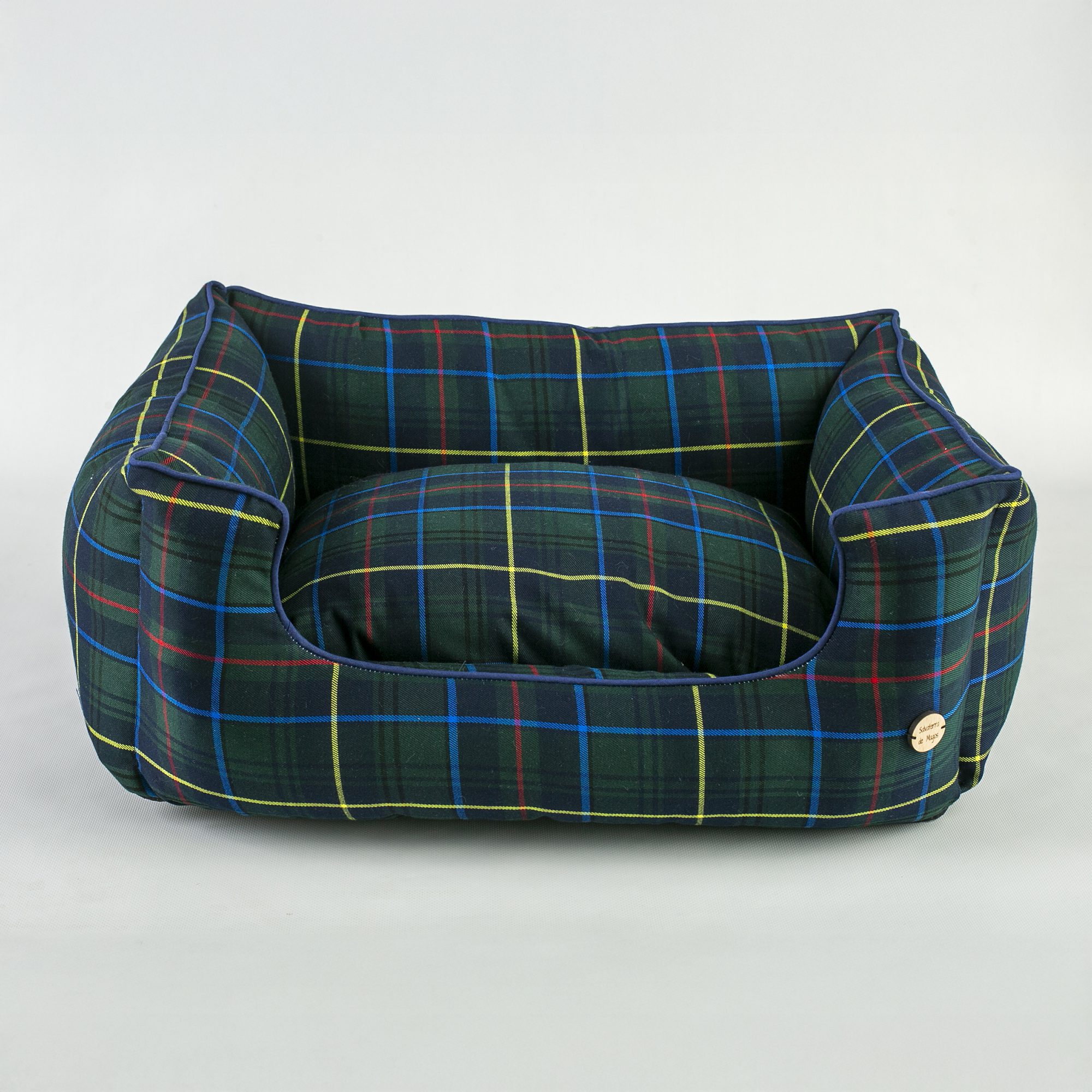 _Q1A7040 Cama Salvaterra Desenfundable Escoces Azul - Imagen 1