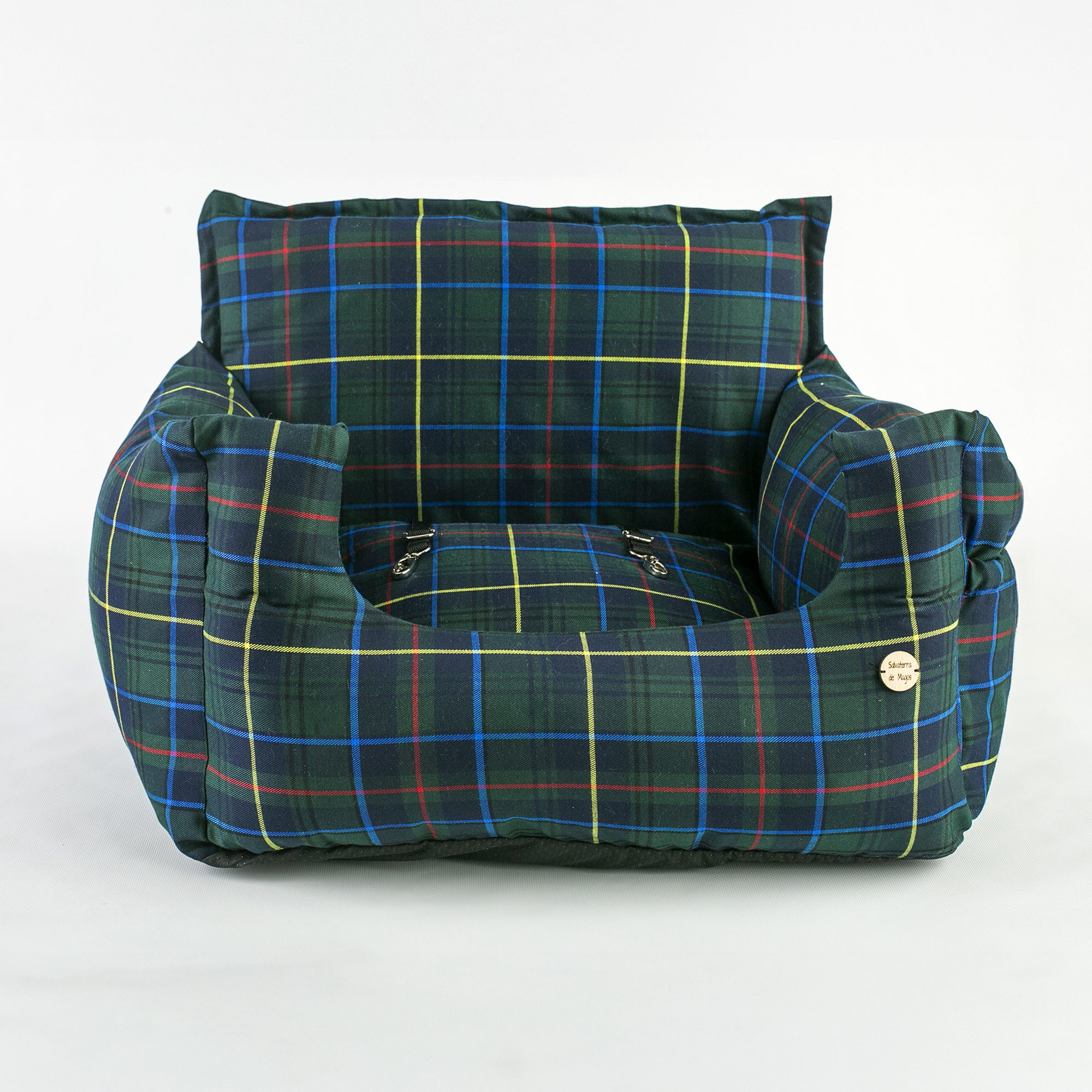 _Q1A7041 Sillón Salvaterra Escoces Azul Homologado Para El Coche - Imagen 1