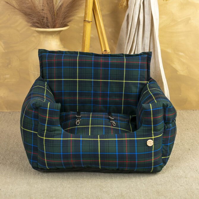 Sillón Salvaterra Escoces Azul Homologado Para El Coche - Imagen 3