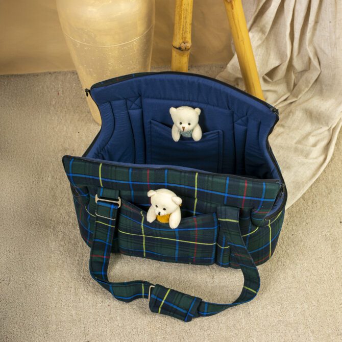 Bolso 2 en 1 Escoces Azul de Salvaterra de Magos - Imagen 6